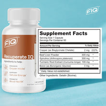 Load image into Gallery viewer, FIQ Recuperate IQ 60ct
