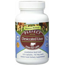 Load image into Gallery viewer, Perfect Supplements <br> 100% Grass Fed <br> Desiccated Beef Liver 120ct