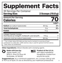 Load image into Gallery viewer, Jigsaw Health Unflavored &lt;br&gt; Collagen Boost 595gr
