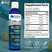Load image into Gallery viewer, Trace Minerals 40,000 &lt;br&gt; Volts Electrolyte Concentrate