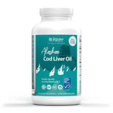 Load image into Gallery viewer, Jigsaw Health Alaskan Cod Liver Oil - 60 servings
