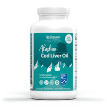 Load image into Gallery viewer, Jigsaw Health Alaskan Cod Liver Oil - 60 servings