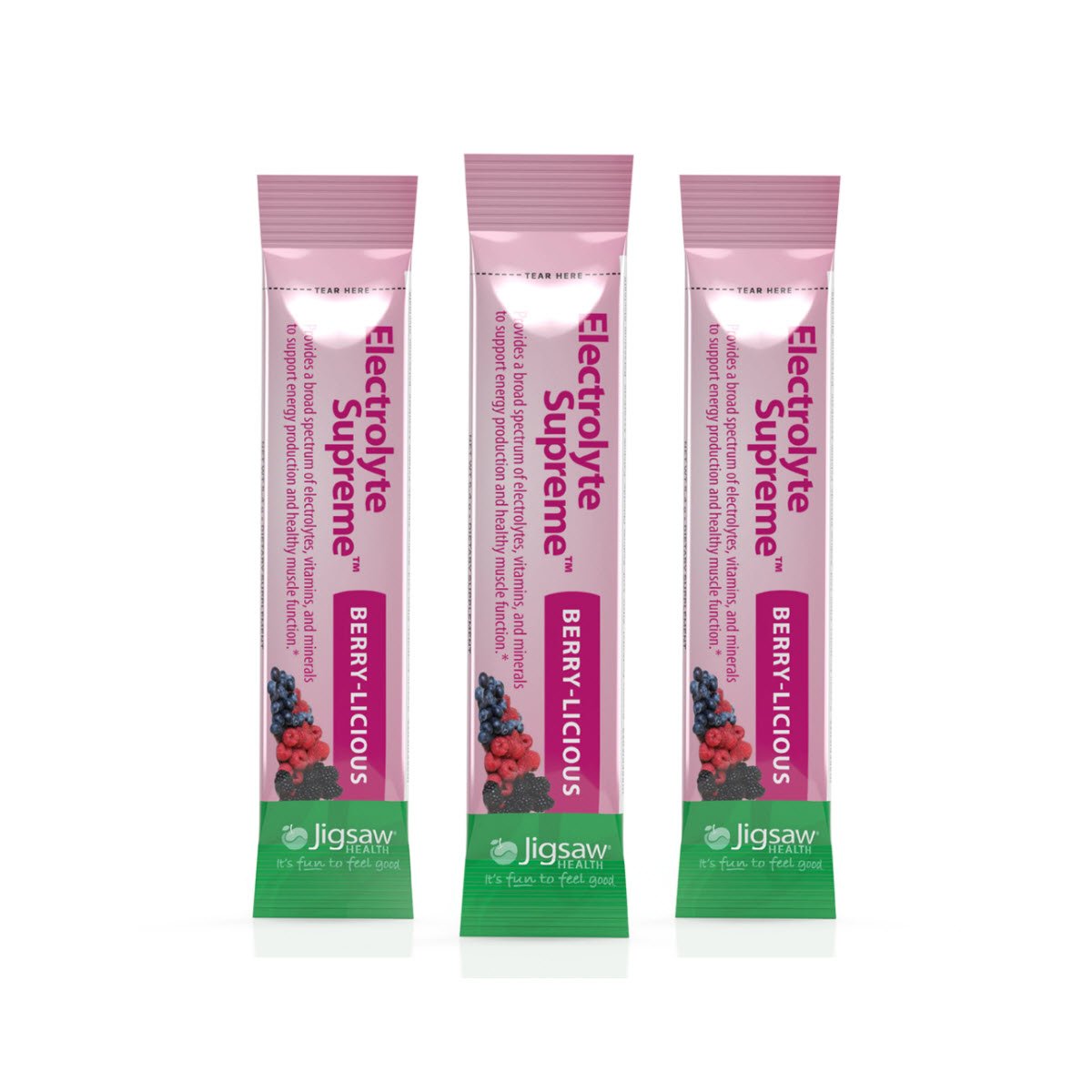 Jigsaw Health Electrolyte Supreme BerryLicious Packets 60 servings