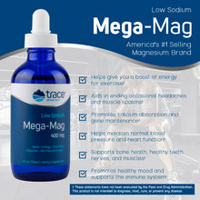 Load image into Gallery viewer, Trace Minerals &lt;br&gt; Mega-Mag 118ml