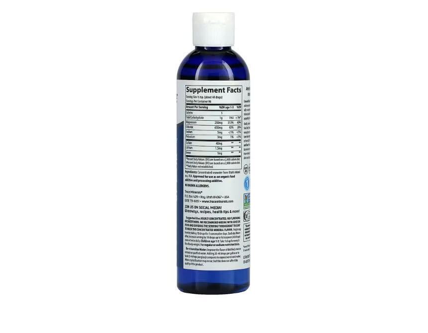 Trace Minerals ConcenTrace Trace Mineral Drops – KimiKim Organics Singapore