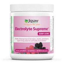 Load image into Gallery viewer, Jigsaw Health Electrolyte Supreme Berry-Licious Jar 60 servings
